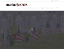 Tablet Screenshot of heroesnotes.org